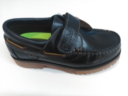 Náuticos Gorila azul marino velcro.Zapato colegial | Calzados Bambilandia