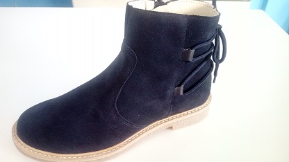 Bota azul serraje hidrofugado