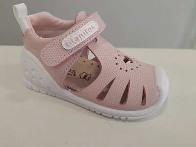 Sandalia abierta bebe rosa Titanitos