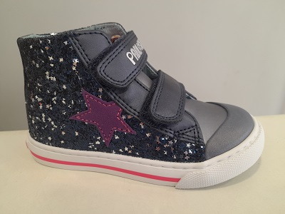 Bota basket glitter negro  Pablosky